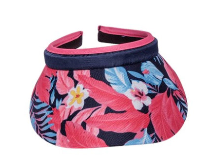 GloveIt Tropicana Print Solid Clip-On Visors