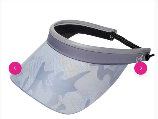 GloveIt Urban Bleu Print Solid Coil Visors