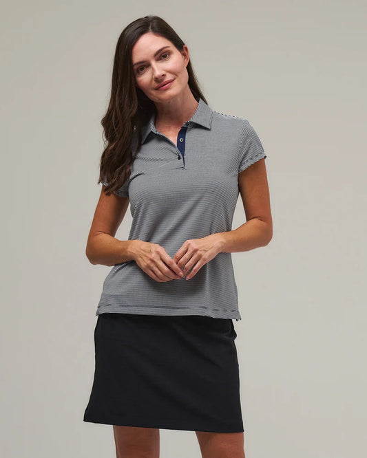 Fairway & Greene VANESSA SHORT SLEEVE POLO (Multiple Colors)