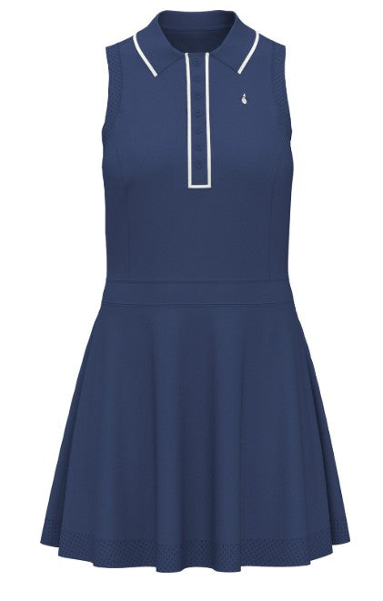 Original Penguin VERONICA SLEEVELESS DRESS W MESH BACK AND HEM (Multiple Colors)