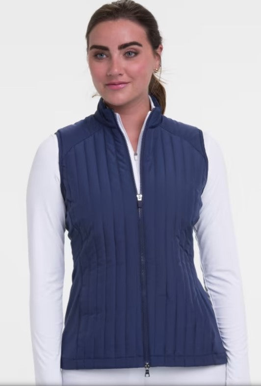 EPNY ESSENTIALS VERTICAL QUILTED VEST (MULTIPLE COLORS)