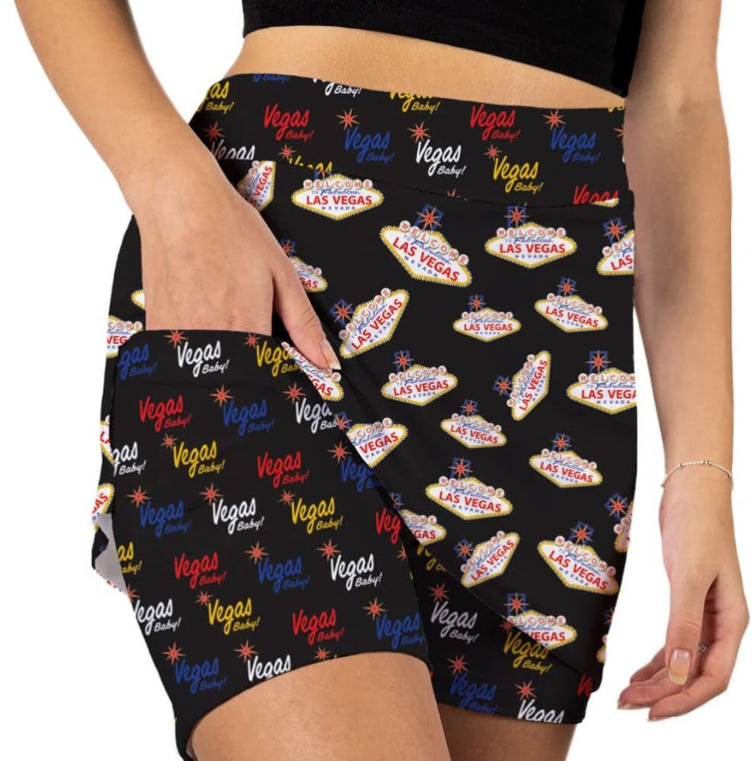 Skort Obsession VEGAS BABY! Skort 17"