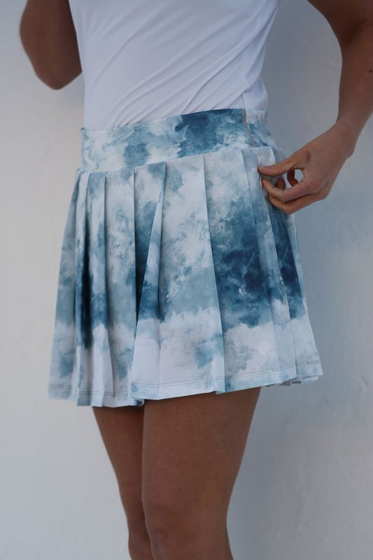 FAMARA CLOUDS Box Pleat Golf Skort