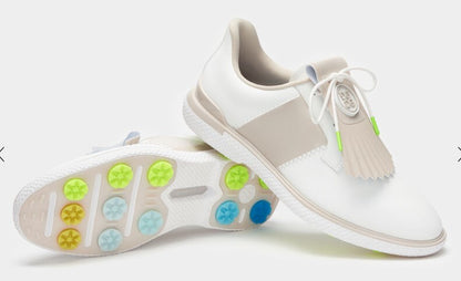 G/FORE GALLIVAN2R SIDE STRIPE KILTIE GOLF SHOE IN SNOW STONE – Gals on ...