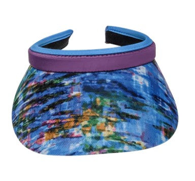 GloveIt Waterfall Print Solid Clip-On Visors