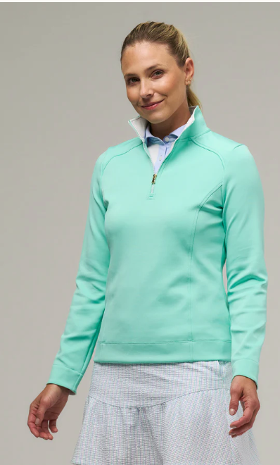 Fairway & Greene WELLS QUARTER ZIP LONG SLEEVE (Paradise)