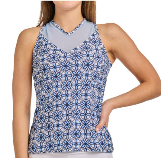 Tzu Tzu Winnie Casablanca Sleeveless Racerback Top