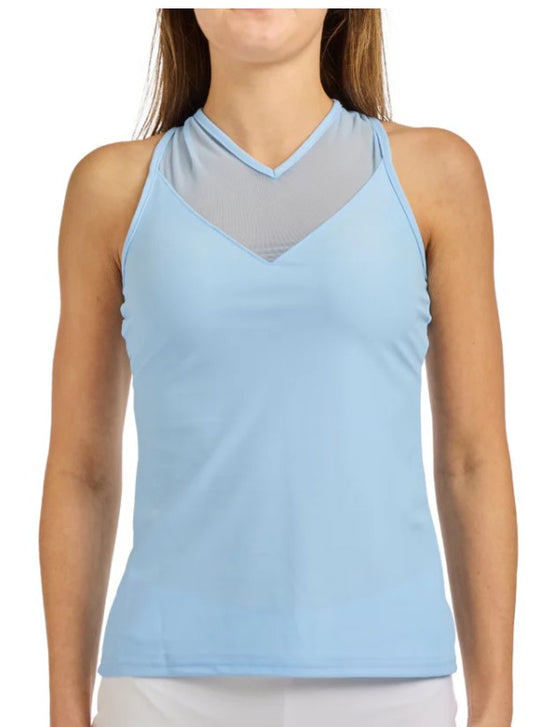 Tzu Tzu Winnie Sleeveless Racerback Solid Top (Multiple Colors)