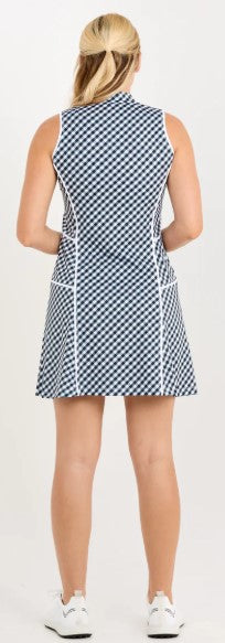 Sofibella Monochrome Sleeveless Golf Dress 35" in Michy