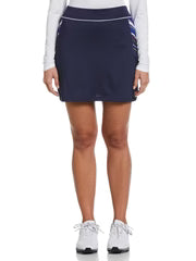 Callaway Apparel Shift Stripe Block Skort 17"