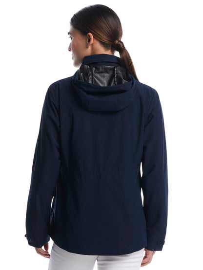 Callaway Apparel Wind/Water Resistant Golf Jacket w Packable Hood (Multiple Colors)