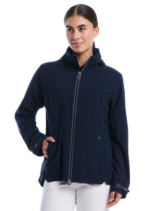 Callaway Apparel Wind/Water Resistant Golf Jacket w Packable Hood (Multiple Colors)