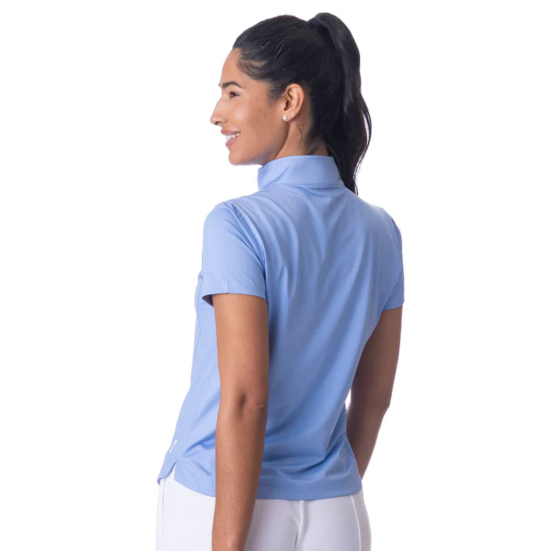 Belyn Key GLACIER FALLS Abbey Jacquard Short Sleeve