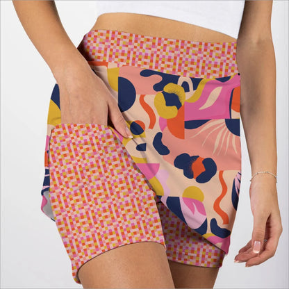 Skort Obsession Abstracular Designer Women's Skort 17"