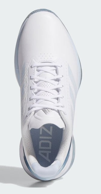 Adidas Adizero ZG Spikeless Golf Shoes - Cloud White / Crystal Sky / Dusky Petrol