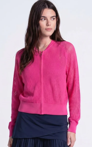 Lucky in Love PREPPY GOLF PLEASE Aero Pointelle Sweater (Multiple Colors)