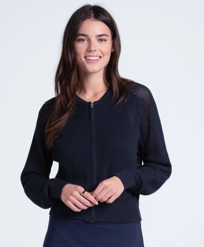Lucky in Love PREPPY GOLF PLEASE Aero Pointelle Sweater (Multiple Colors)
