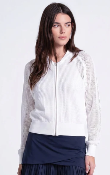 Lucky in Love PREPPY GOLF PLEASE Aero Pointelle Sweater (Multiple Colors)