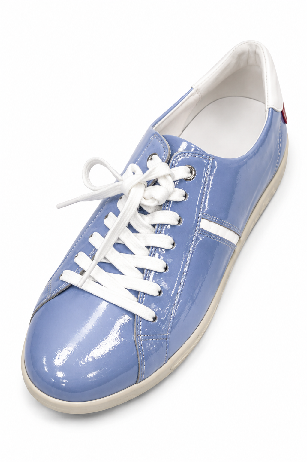 Marc Joseph Albany Golf Shoe - Sky Blue Svelte Patent