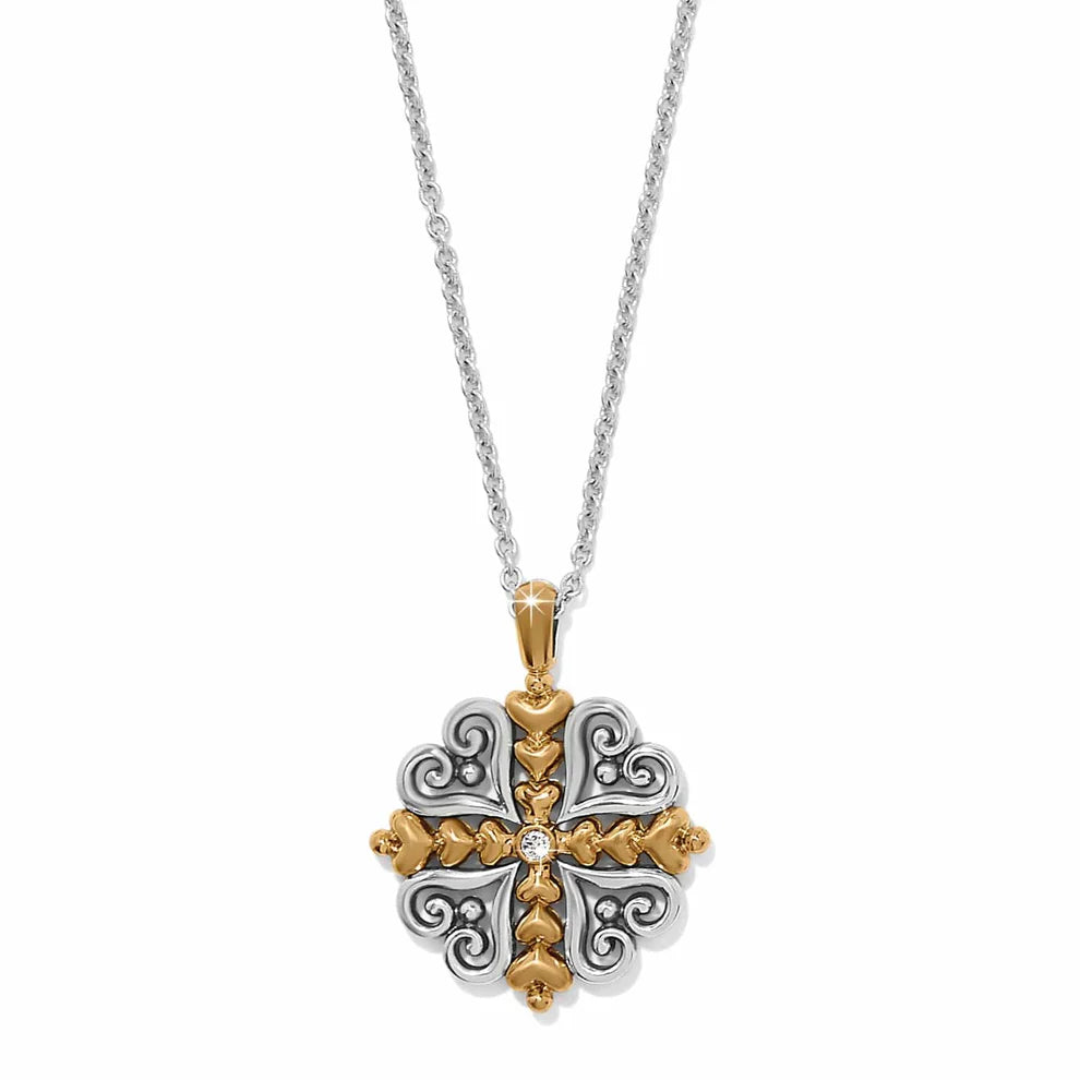 Brighton Alcazar Heart Two Tone Necklace