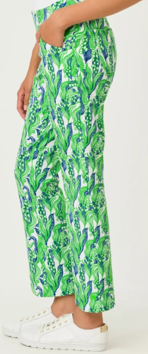 LILLY PULITZER Corso Scallop Kick Flare Ankle Pant 28"