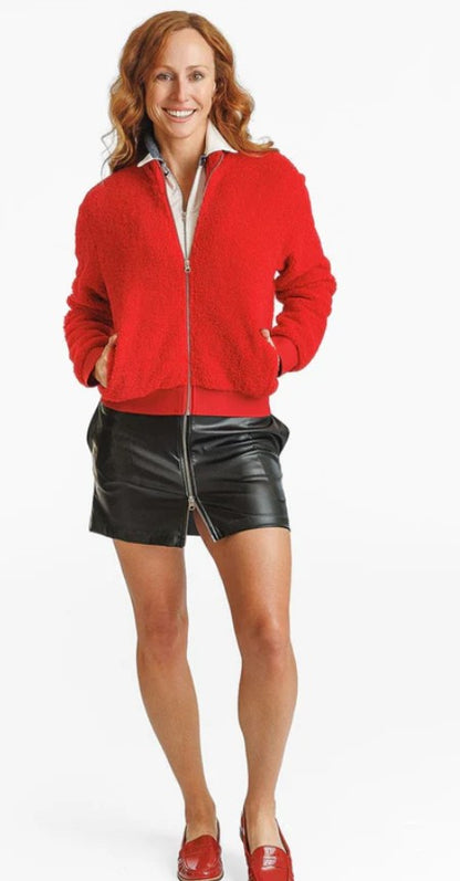 Amy Sport INSPIRED Aurora Skort FAUX LEATHER 16"