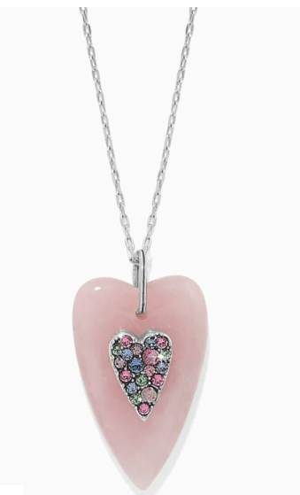 Brighton Love Messages B You Quartz Necklace (Multiple Colors)