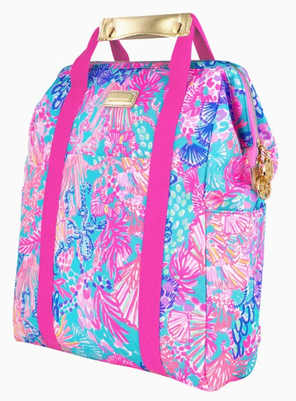 LILLY PULITZER Tee Gift Accessories Backpack Cooler in Splendor in the Sand
