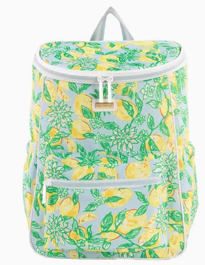 LILLY PULITZER Tee Gift Accessories Backpack Cooler in Make Lemonade