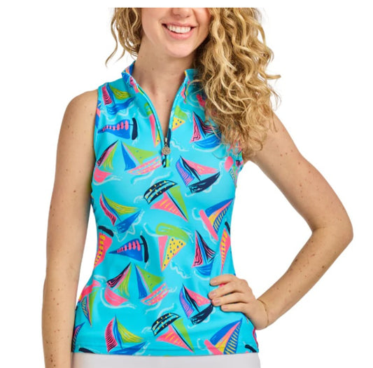Tzu Tzu BELLA Bella Set Sail Racerback Top