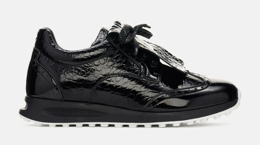 Duca Del Cosma Bellezza 2 Golf Shoe in Black/Croco