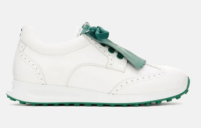 Duca Del Cosma Bellezza 2 Golf Shoe in White/Green
