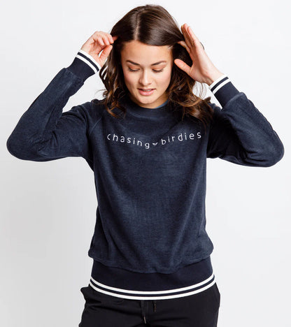 CALLIOPE GOLF Chasing Birdies Varsity Sweatshirt (Multiple Colors)