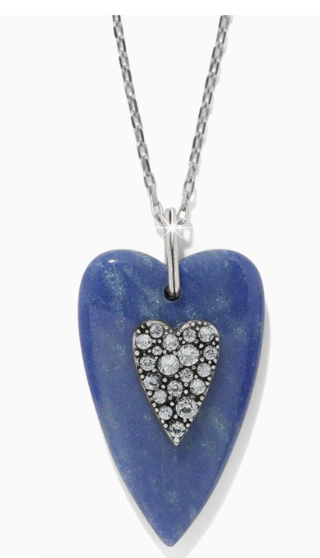 Brighton Love Messages B You Quartz Necklace (Multiple Colors)