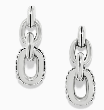 Brighton Pretty Tough Link Post Drop Earrings