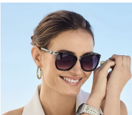 Brighton Pretty Tough Two Tone Heart Sunglasses