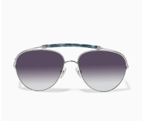Brighton Contempo Medallion Aviator Sunglasses