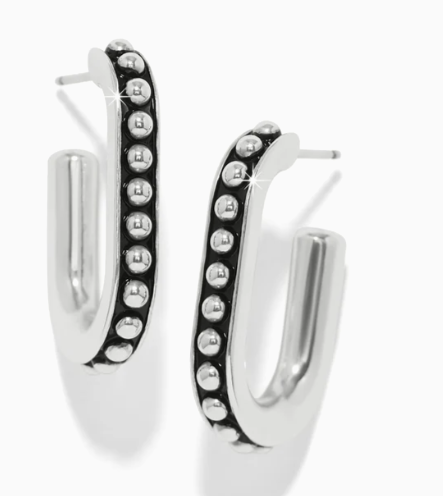 Brighton Pretty Tough Link Hoop Earrings
