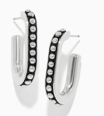 Brighton Pretty Tough Link Hoop Earrings