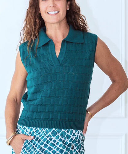 The Bubble Sleeveless Anna Sweater (Multiple Colors)