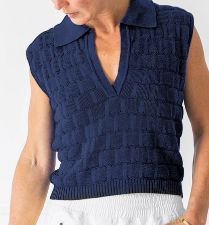 The Bubble Sleeveless Anna Sweater (Multiple Colors)