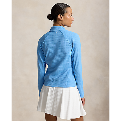 Ralph Lauren RLX LONG-SLEEVE ACTIVE CABLE KNIT FULL-ZIP MOCK NECK (Multiple Colors) (NEW COLORS)