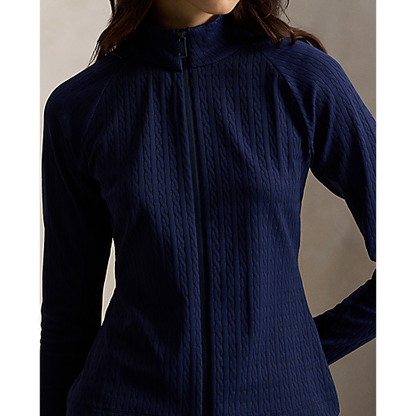 Ralph Lauren RLX LONG-SLEEVE ACTIVE CABLE KNIT FULL-ZIP MOCK NECK (Multiple Colors) (NEW COLORS)