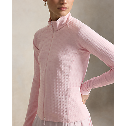 Ralph Lauren RLX LONG-SLEEVE ACTIVE CABLE KNIT FULL-ZIP MOCK NECK (Multiple Colors) (NEW COLORS)