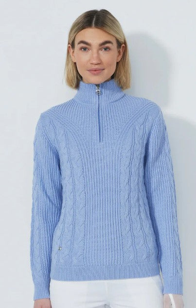 Daily Sports Abstract Fusion Cable Long Sleeve Pullover Unlined (Multiple Colors)