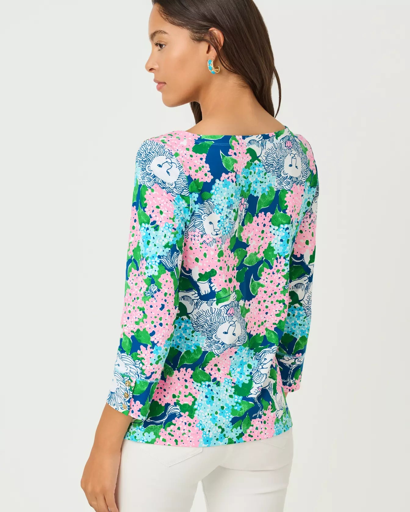 LILLY PULIZTER Callison 3/4 Sleeve Top