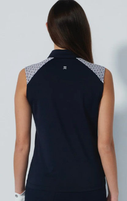 Daily Sports WATER BLOOM Chic Sleeveless Polo Shirt (Multiple Colors)