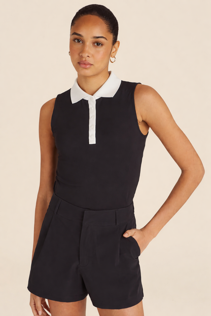 Malbon CLAUDIA EVEGREEN SLEEVELESS POLO (Multiple Colors)