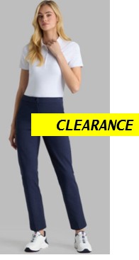 G/FORE APPAREL DOUBLE KNIT STRETCH CIGARETTE LEG PANT