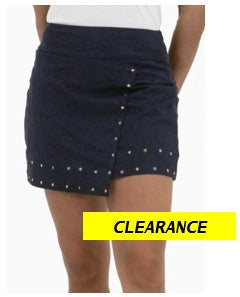 FORAY Studded Wrap Skirt 15.5"
